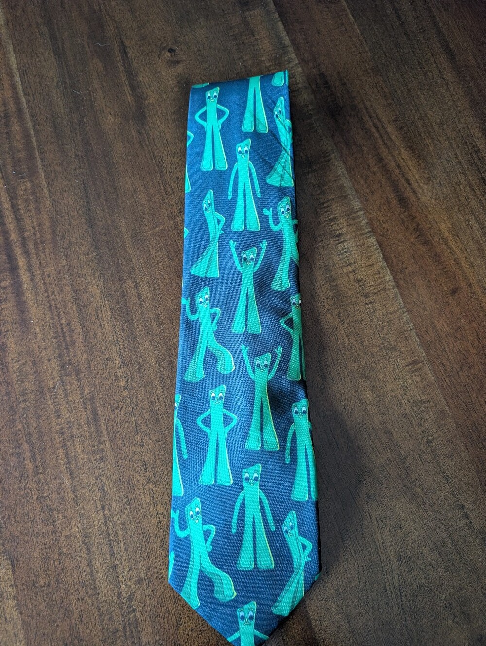 Vintage 1995 Ralph Marlin Gumby Novelty Tie - 100% Polyester Made in USA
